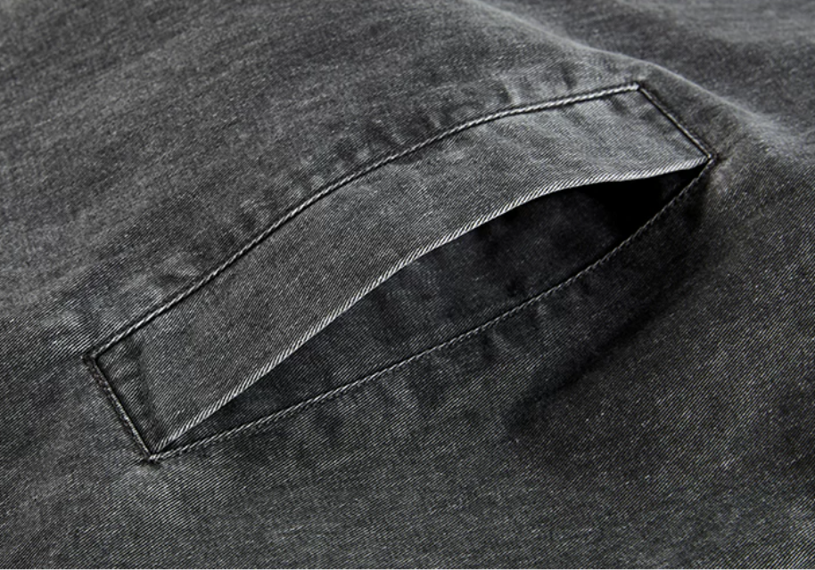Mineral Wash Reversible Coat Jacket
