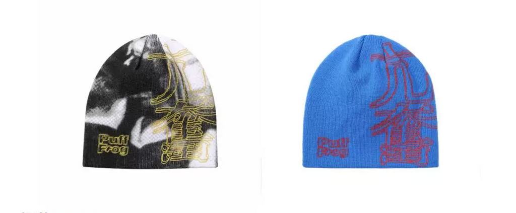 尤奋 Euphoria All-Over Graphic Knitted Beanie