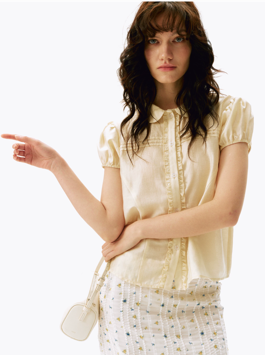 Peter Pan Ruffle Blouse