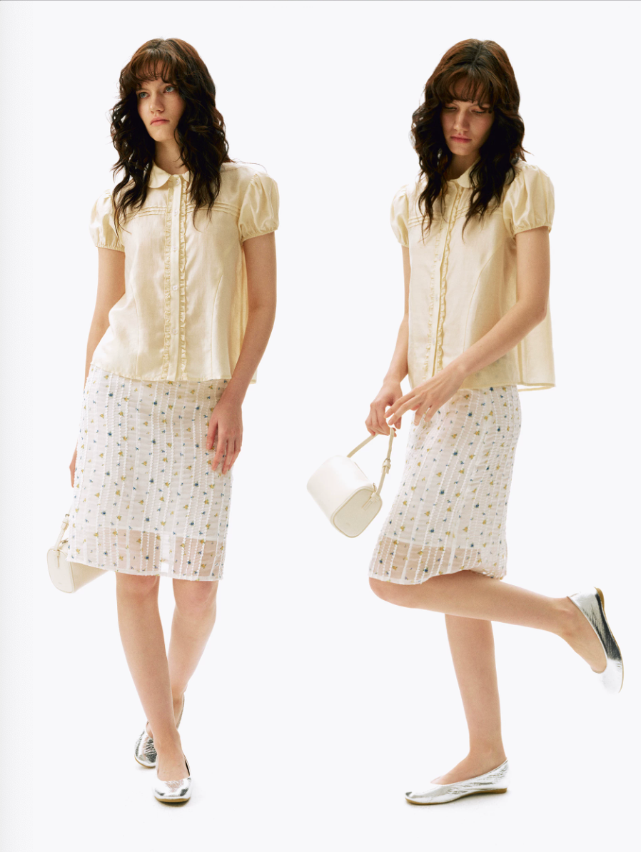 Peter Pan Ruffle Blouse