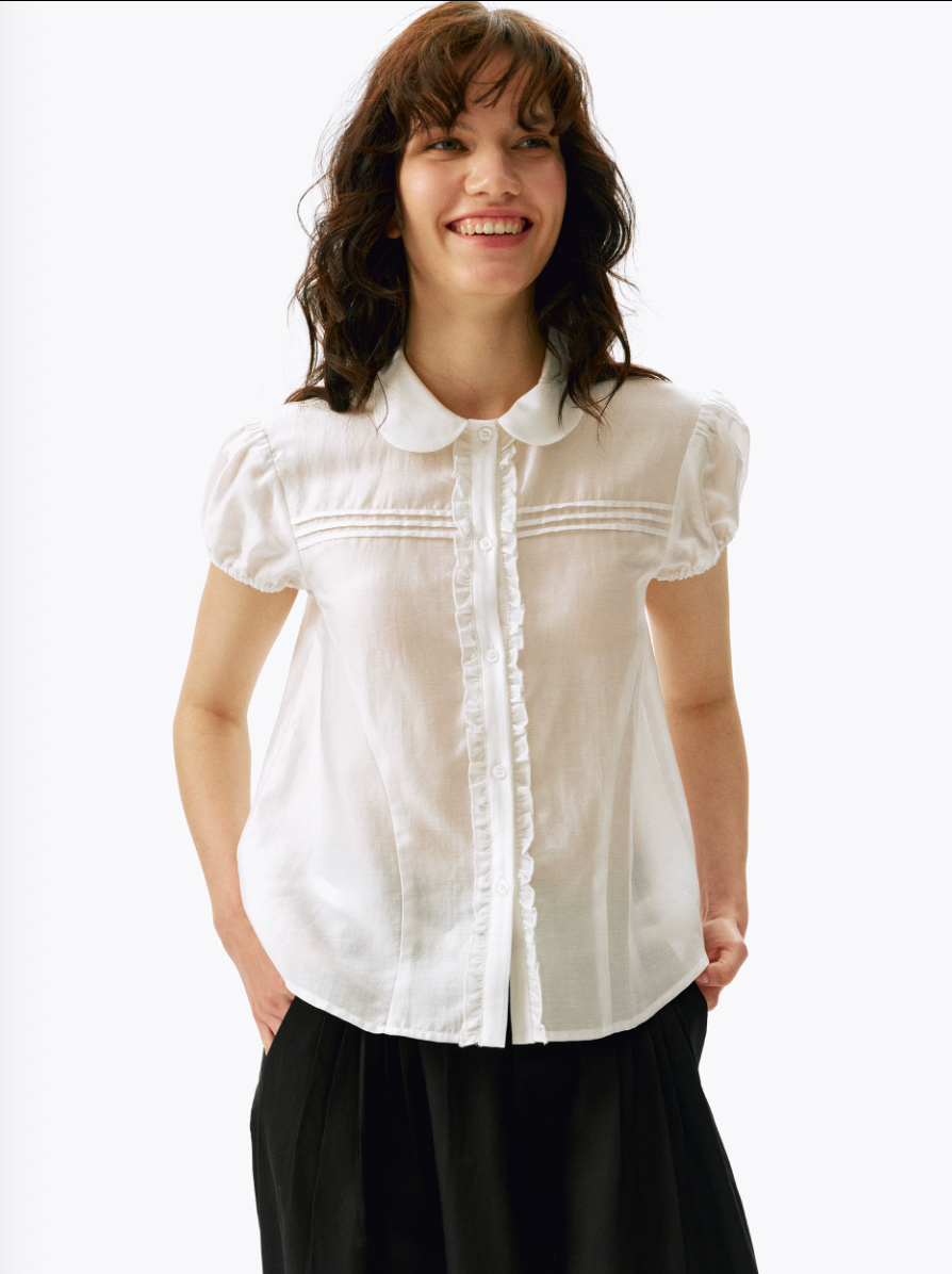 Peter Pan Ruffle Blouse