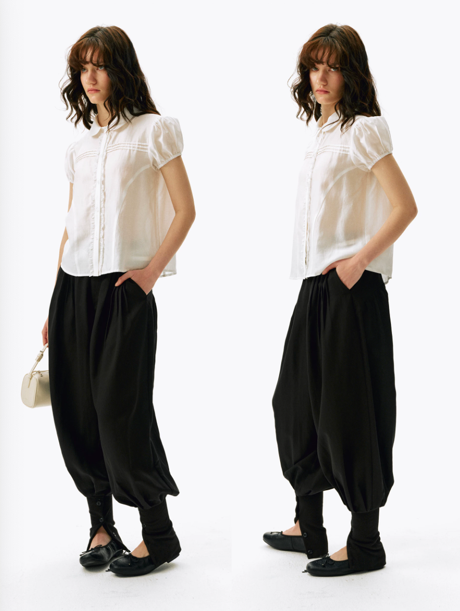 Peter Pan Ruffle Blouse