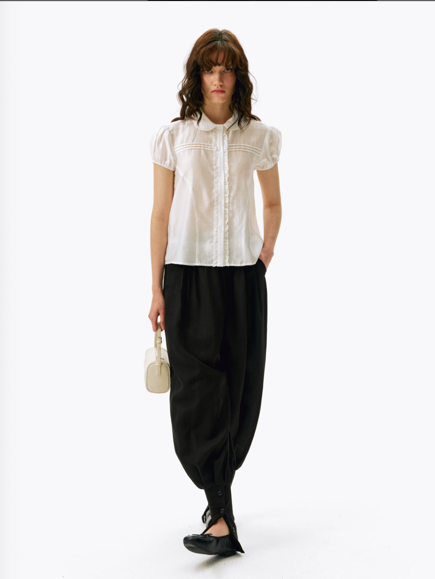 Peter Pan Ruffle Blouse