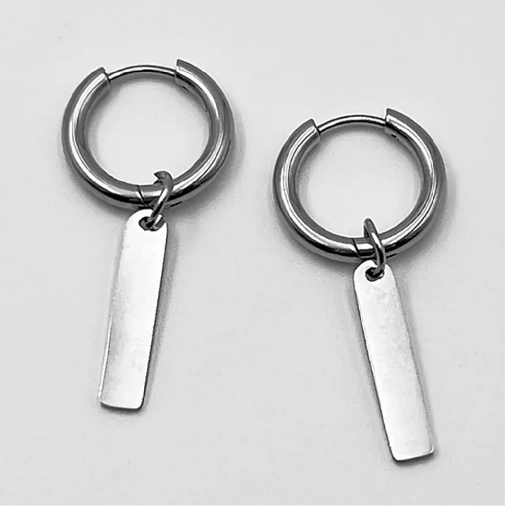 Signal Tag Earrings