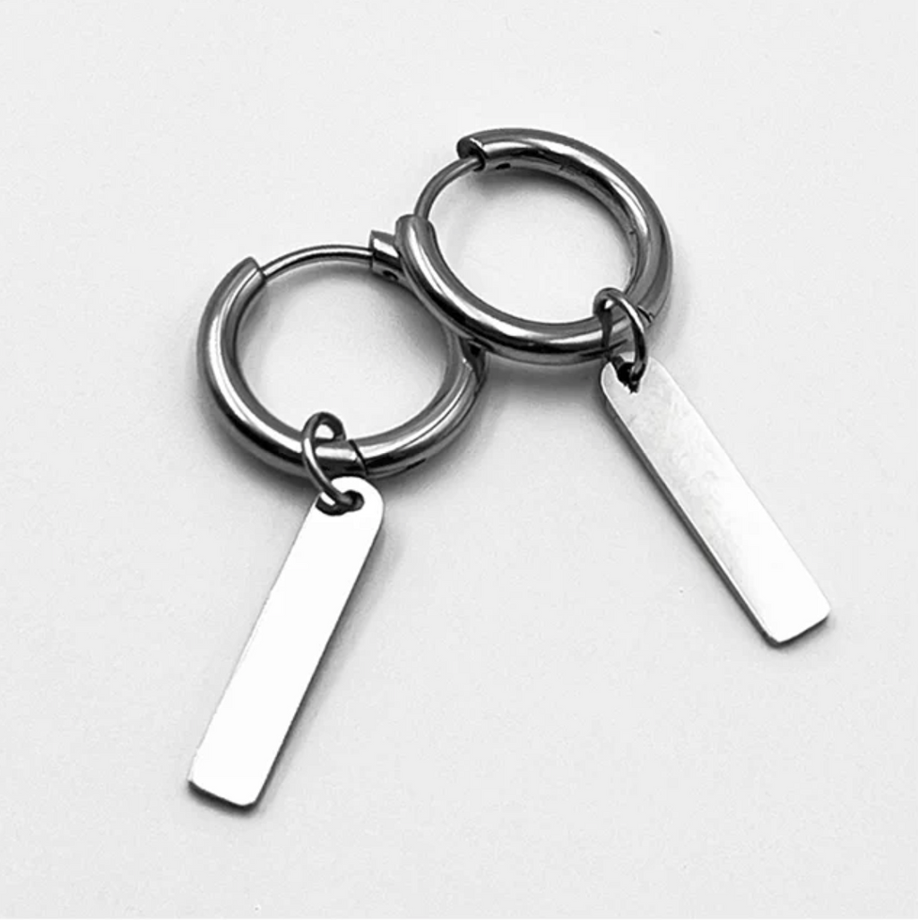 Signal Tag Earrings