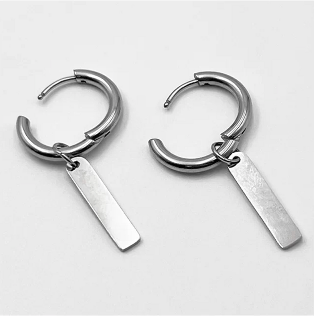 Signal Tag Earrings