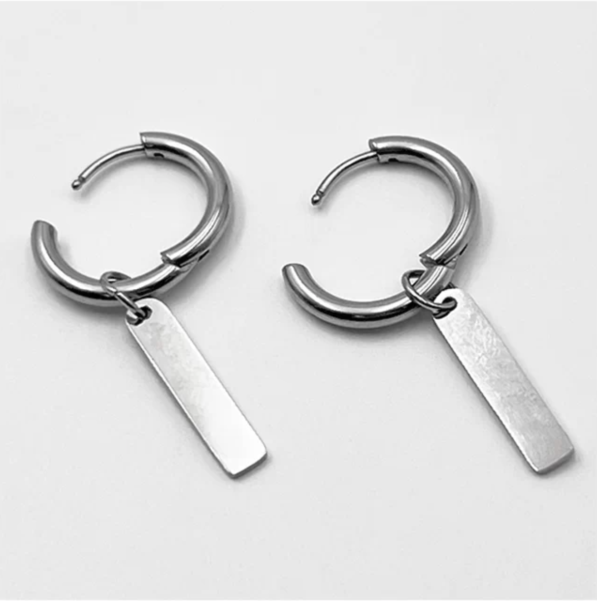 Signal Tag Earrings