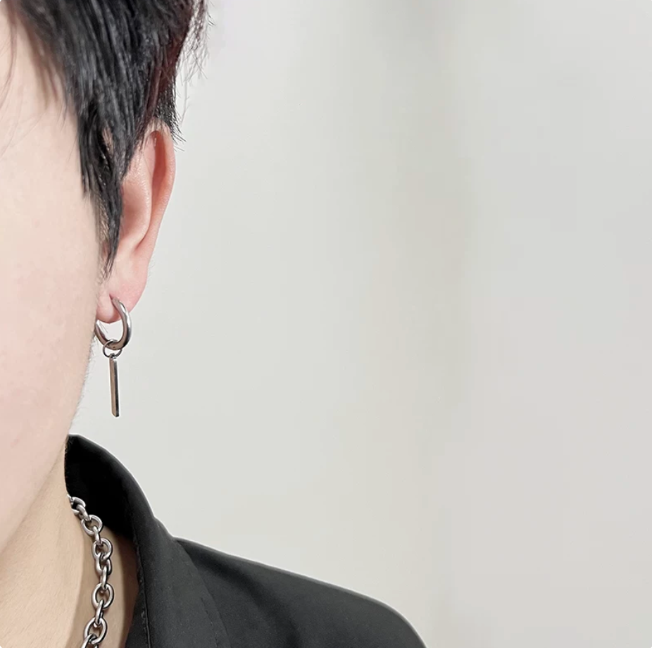 Signal Tag Earrings