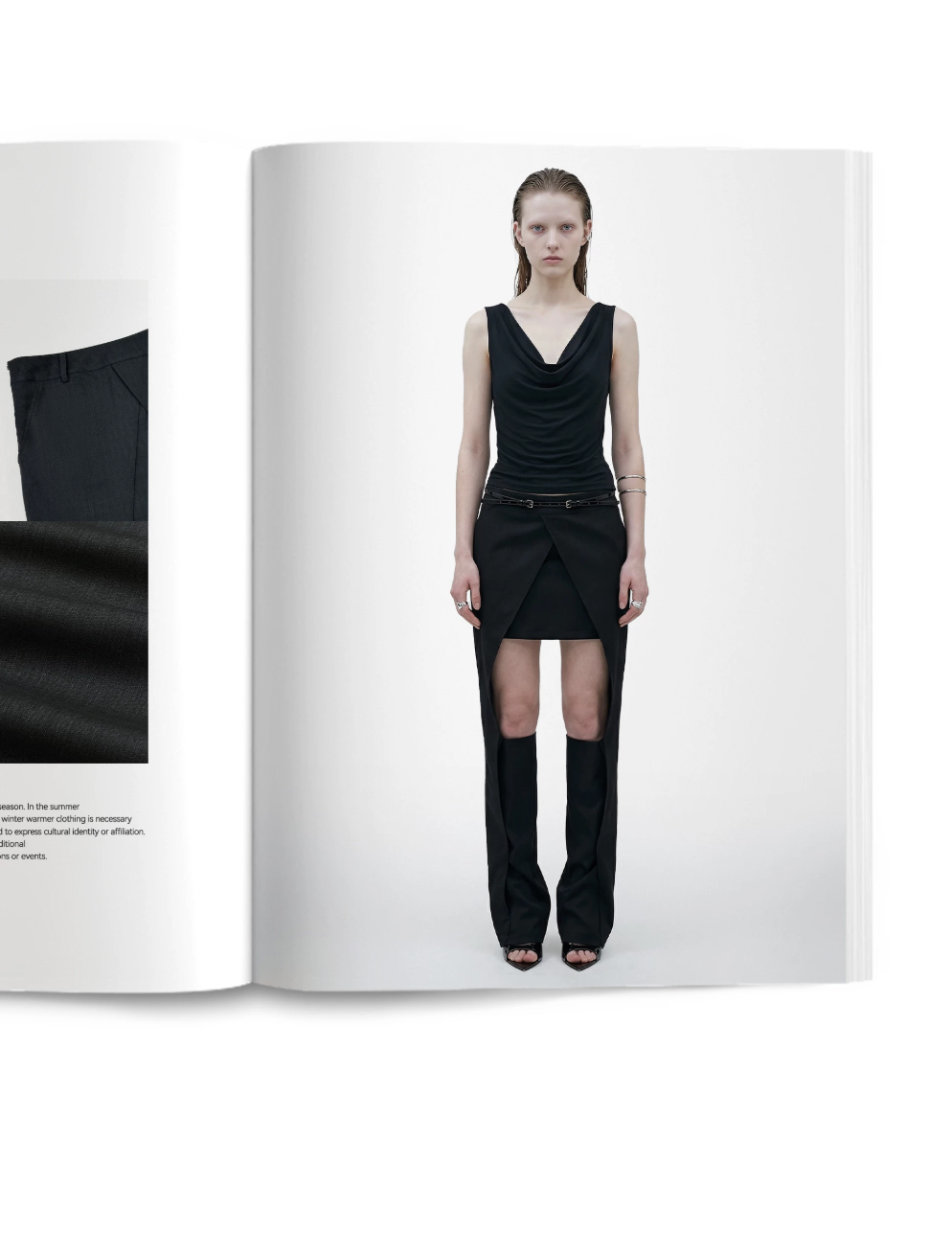 Séances De Travail Segmented Skirt Trousers