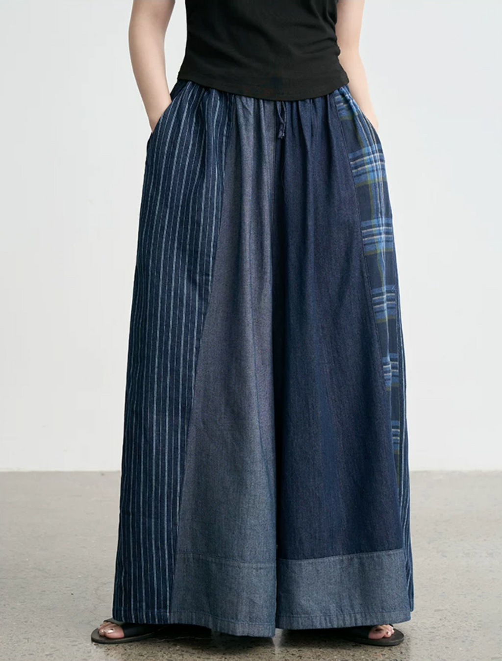 百衲 Baidie Indigo Trousers