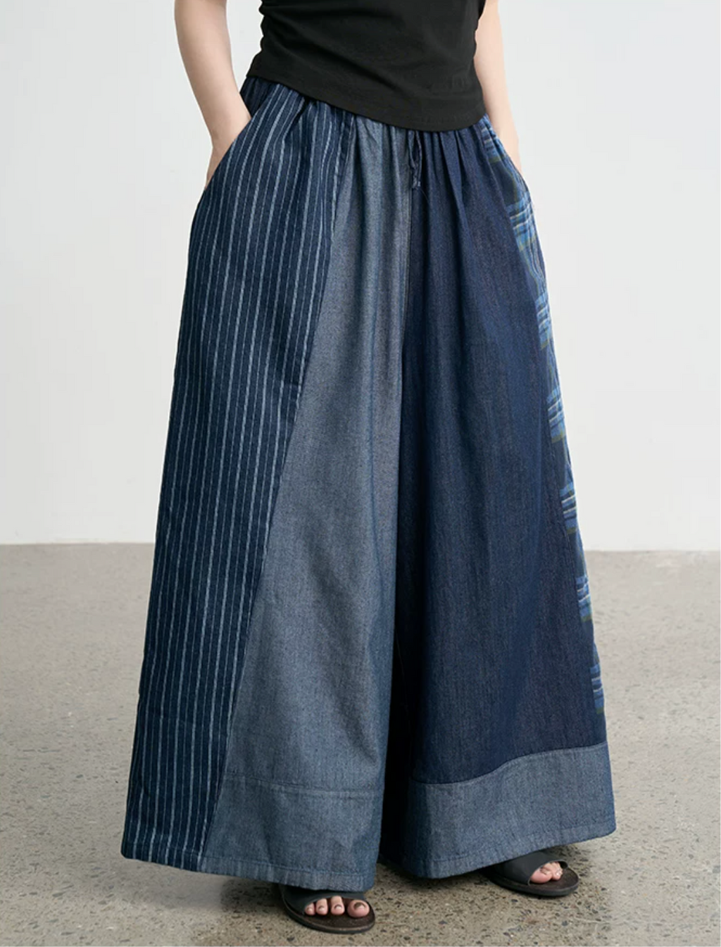 百衲 Baidie Indigo Trousers