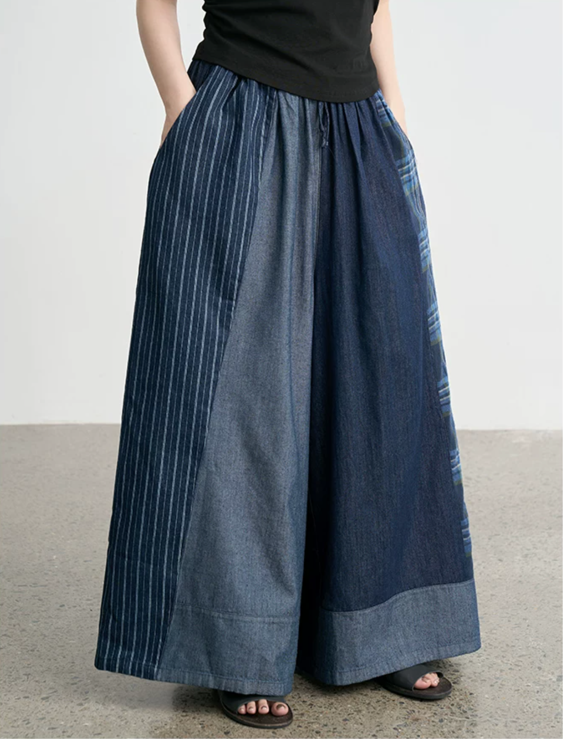 百衲 Baidie Indigo Trousers