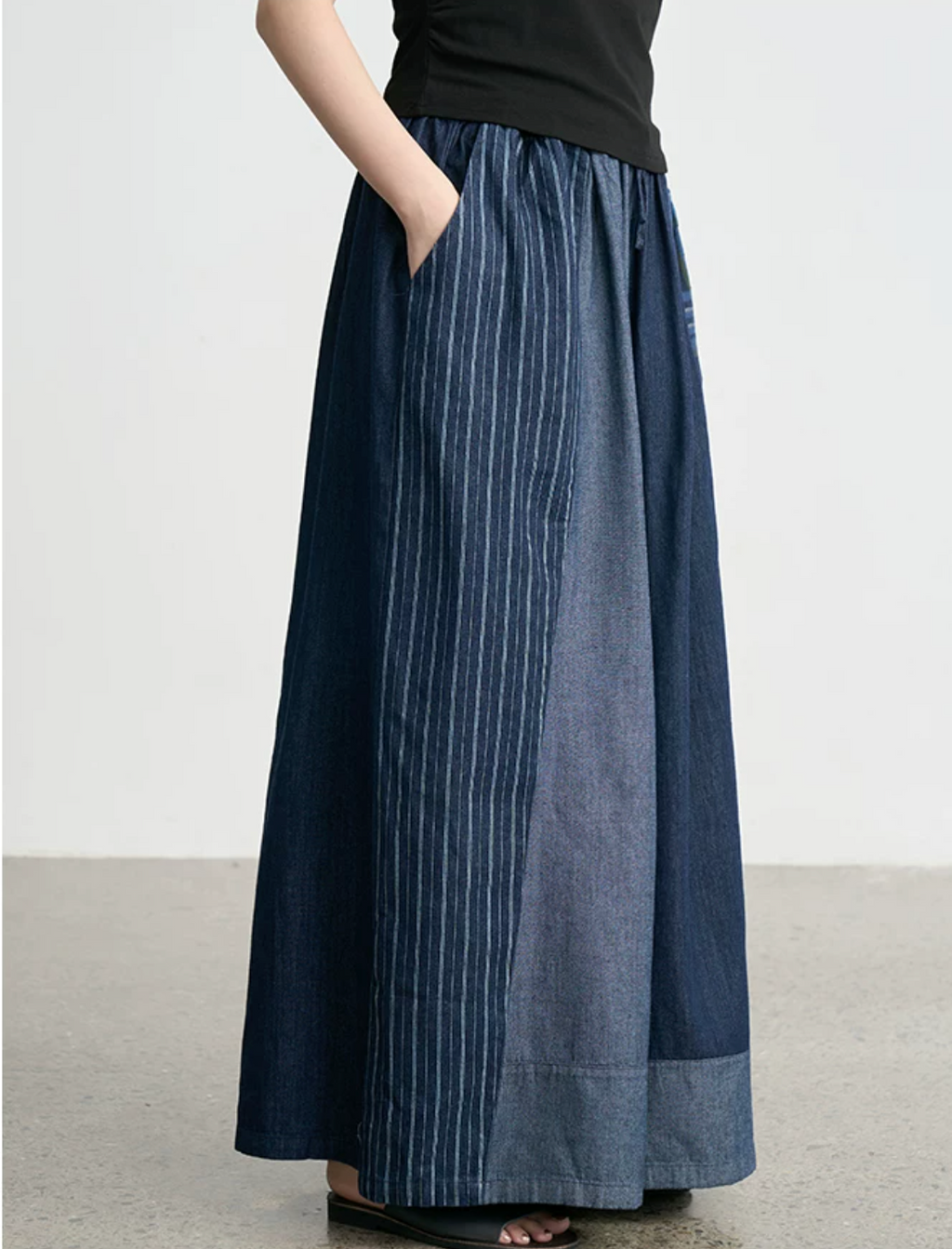 百衲 Baidie Indigo Trousers