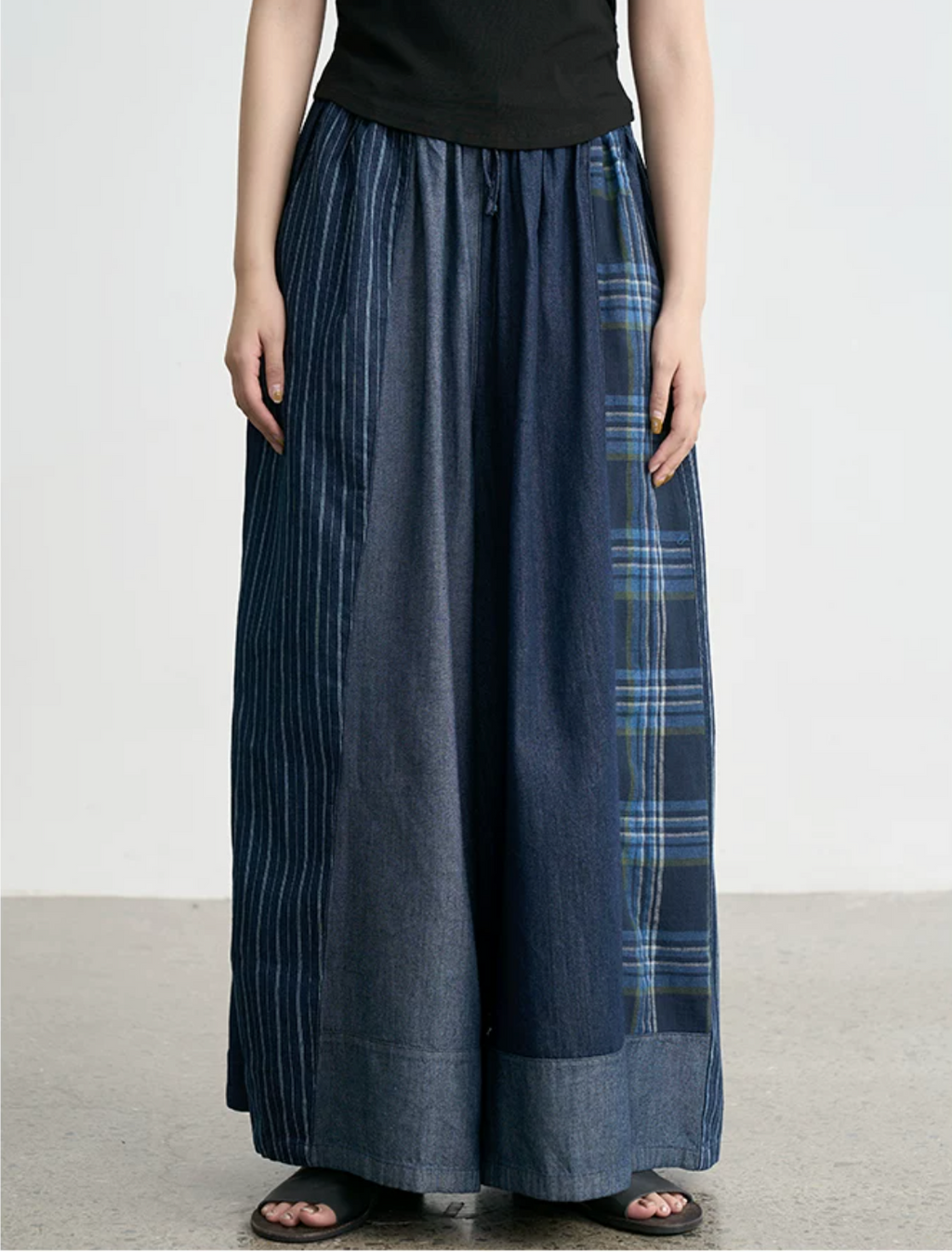 百衲 Baidie Indigo Trousers