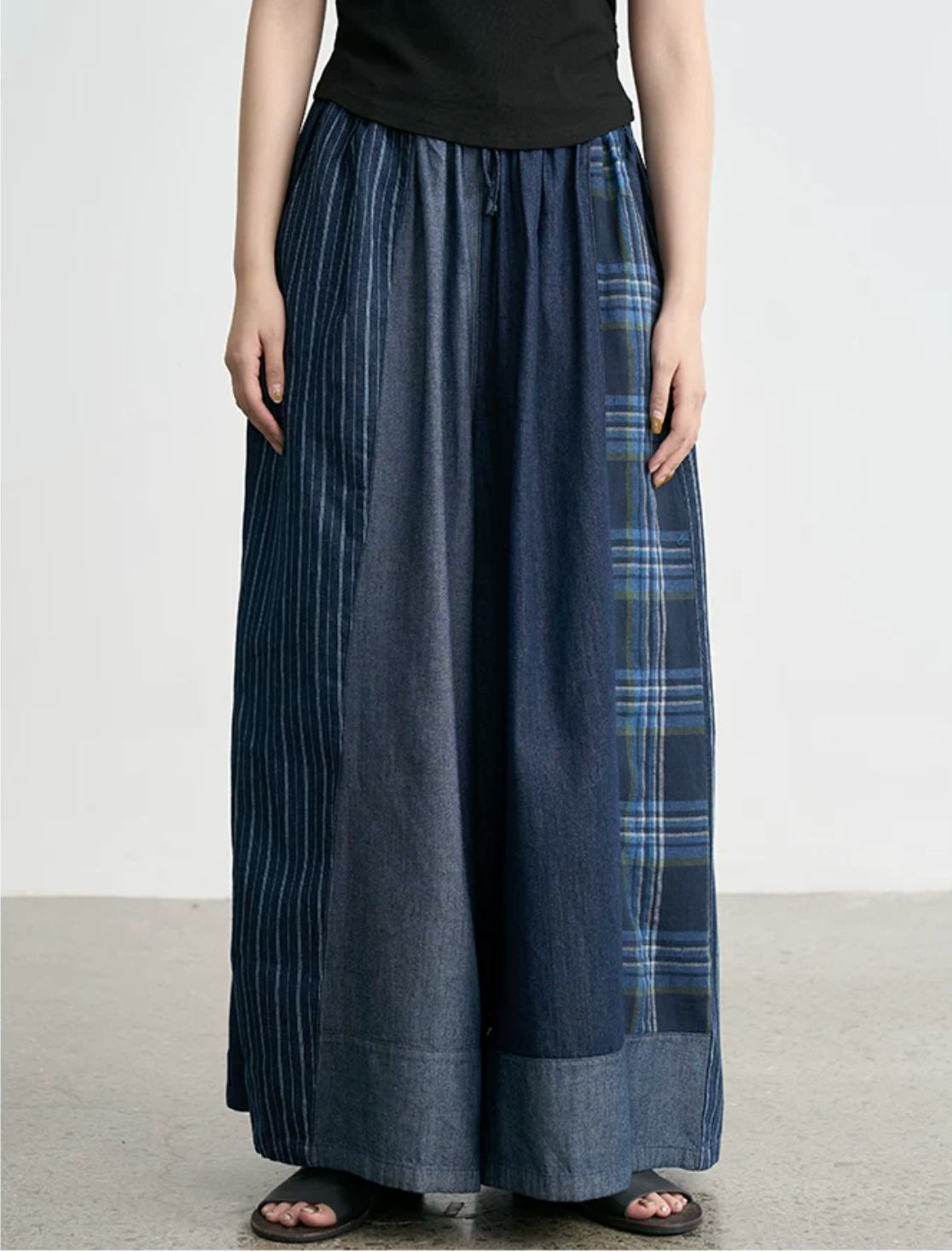 百衲 Baidie Indigo Trousers