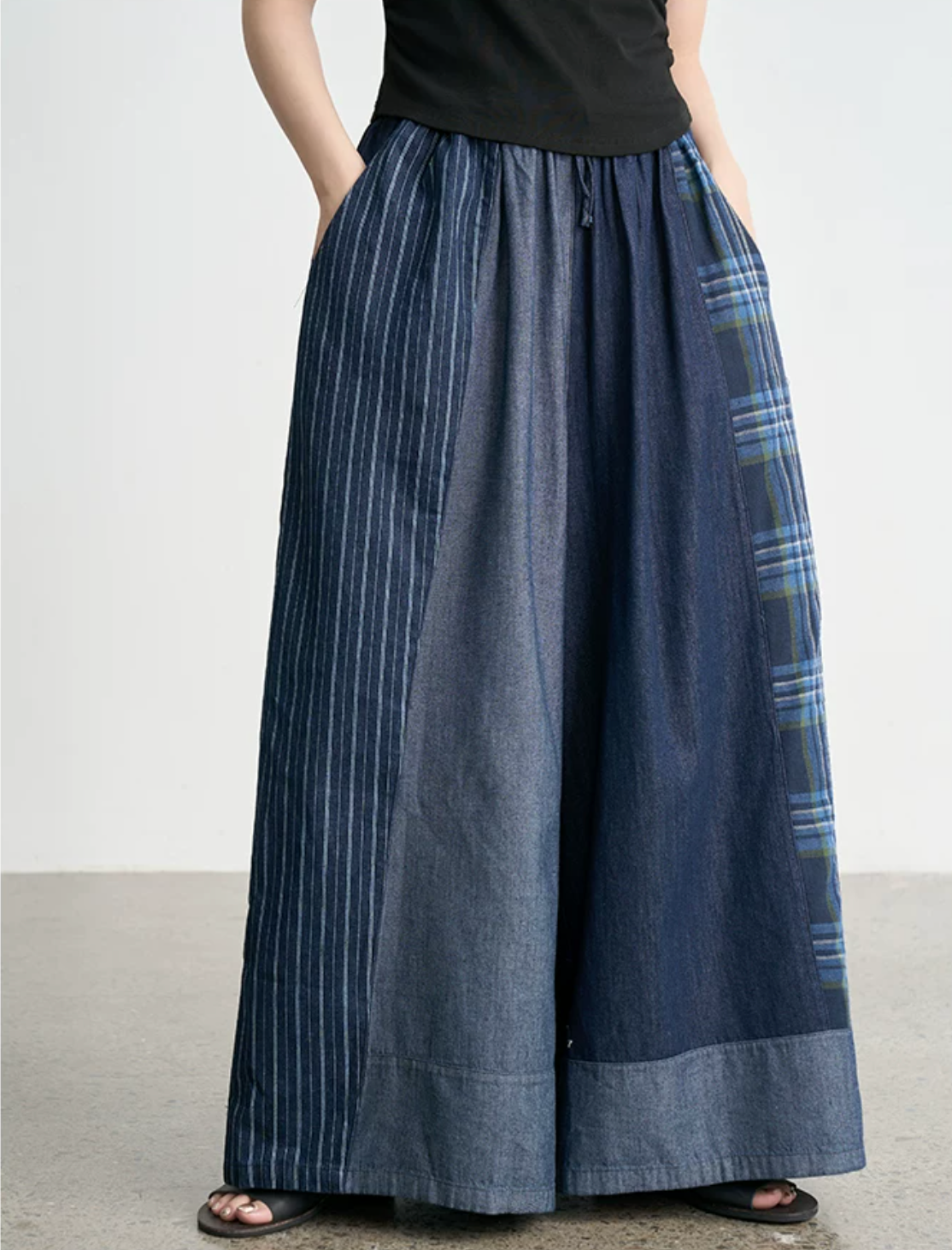 百衲 Baidie Indigo Trousers