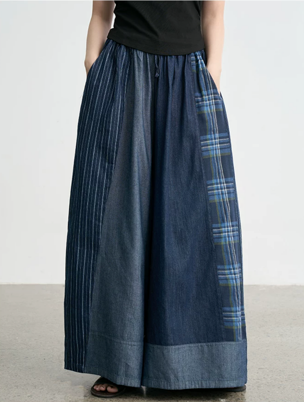 百衲 Baidie Indigo Trousers