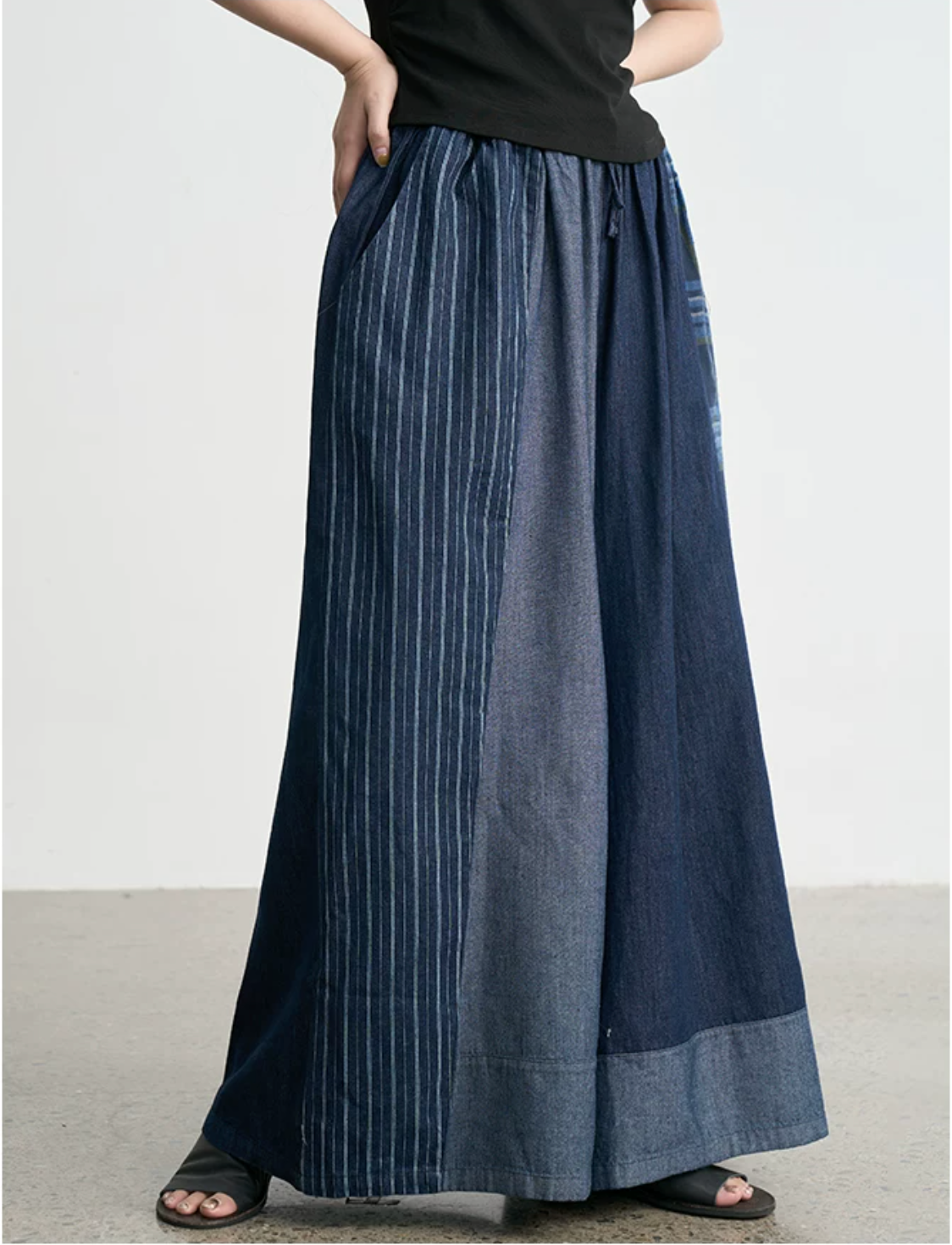 百衲 Baidie Indigo Trousers