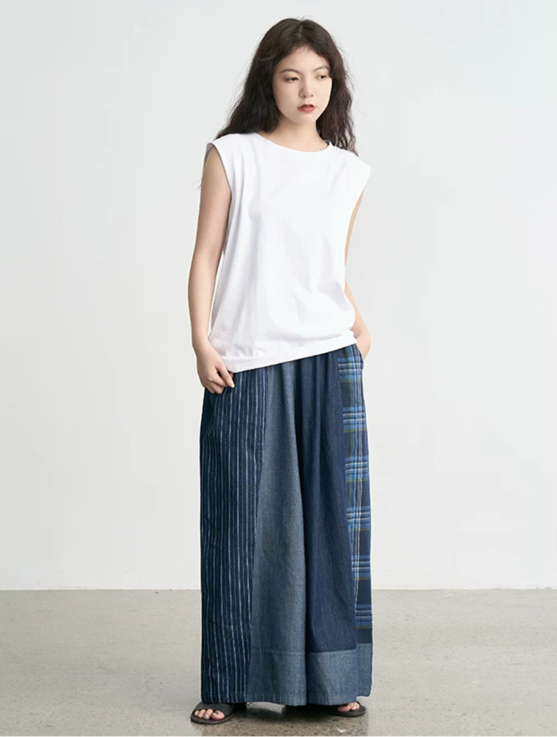 百衲 Baidie Indigo Trousers