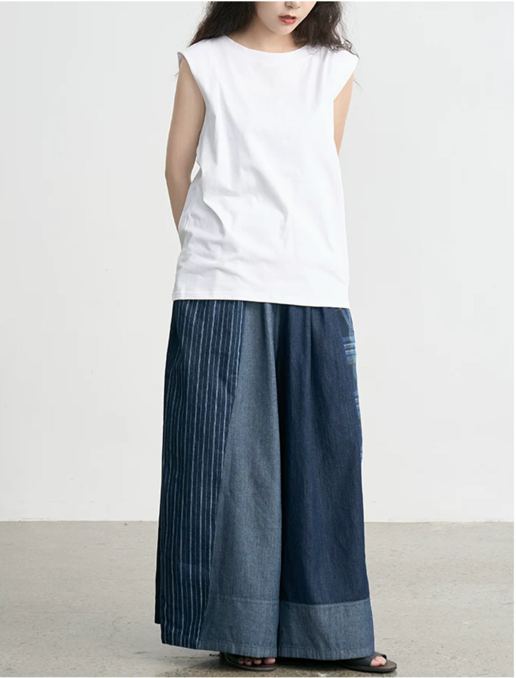 百衲 Baidie Indigo Trousers