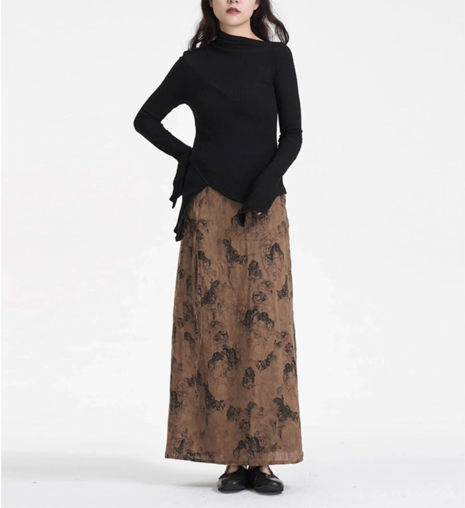 Shanshui Wrap Skirt