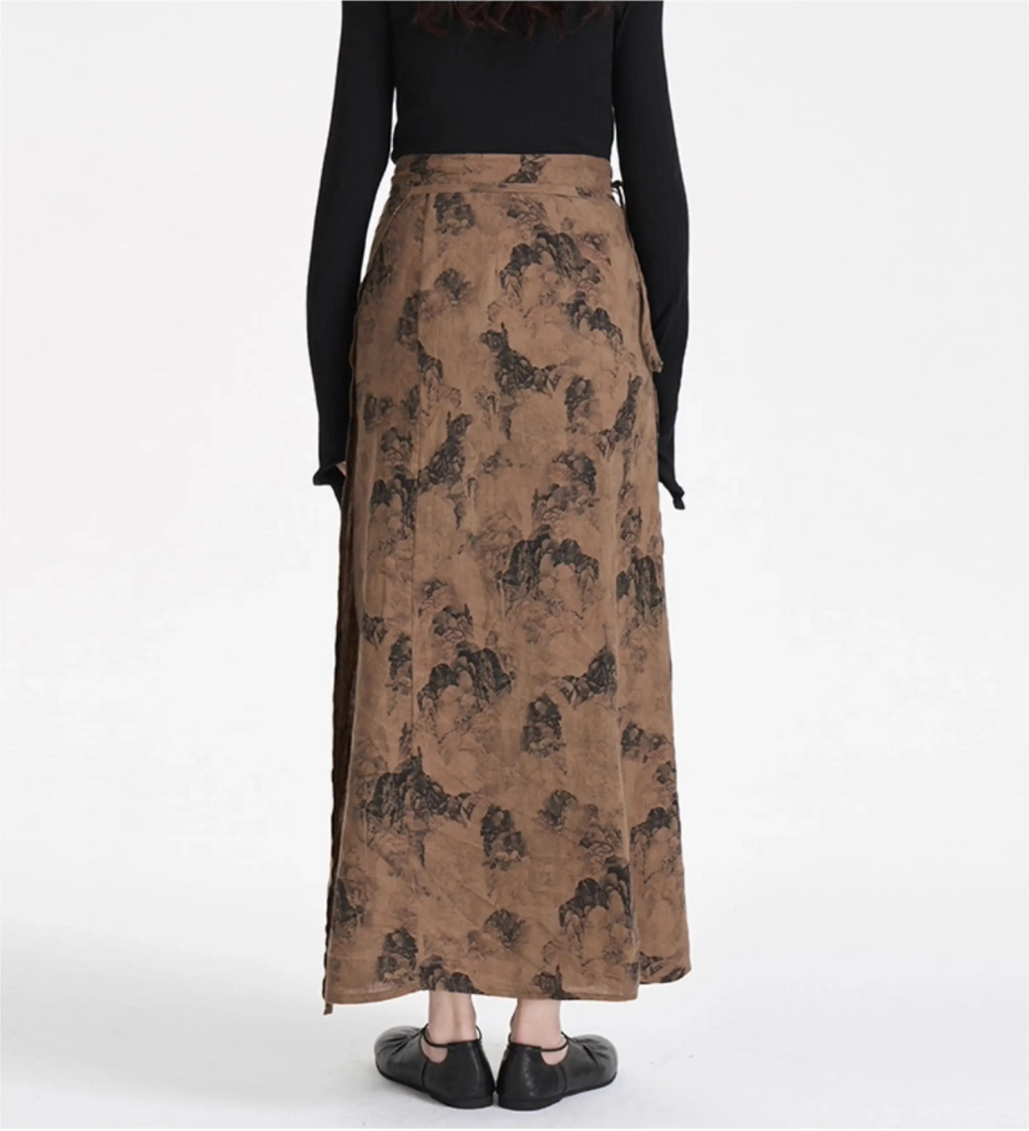 Shanshui Wrap Skirt