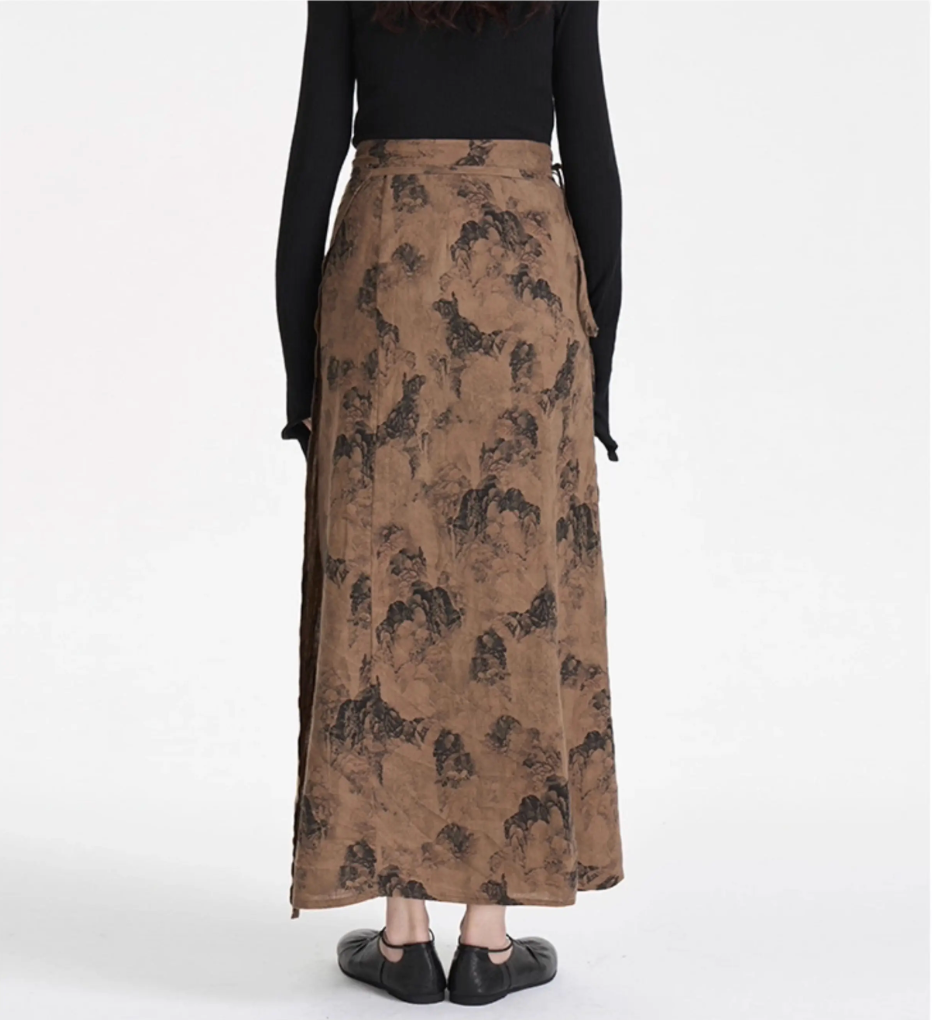 Shanshui Wrap Skirt