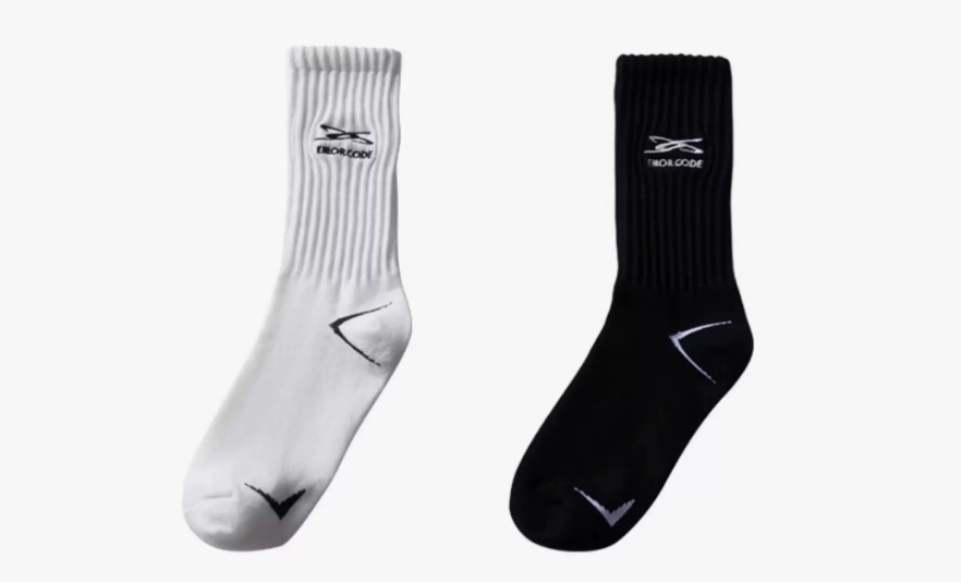 ERROR CODE Rib Crew Socks
