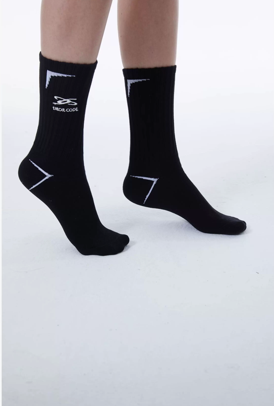ERROR CODE Rib Crew Socks