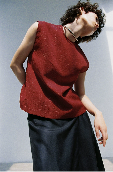 Cinnabar Open-Back Top