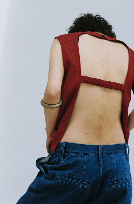 Cinnabar Open-Back Top