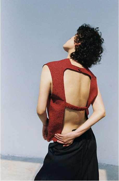 Cinnabar Open-Back Top