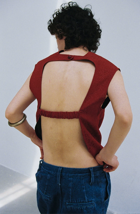 Cinnabar Open-Back Top