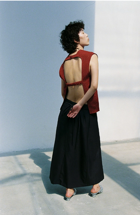 Cinnabar Open-Back Top