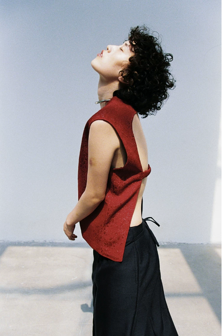 Cinnabar Open-Back Top