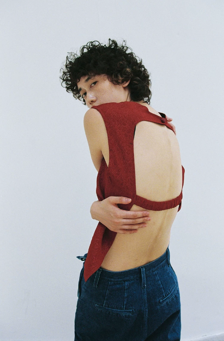 Cinnabar Open-Back Top