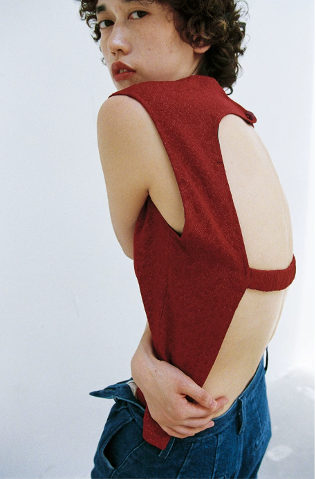 Cinnabar Open-Back Top