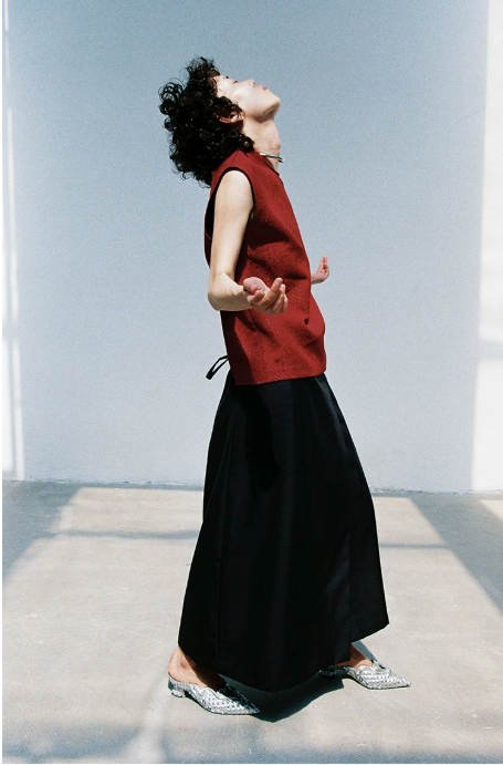 Cinnabar Open-Back Top