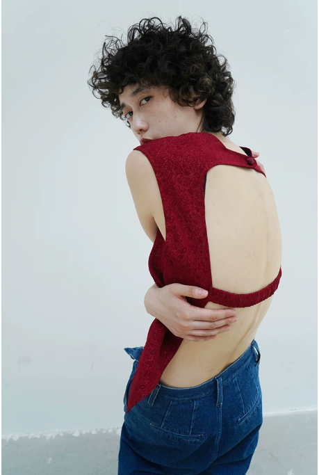 Cinnabar Open-Back Top