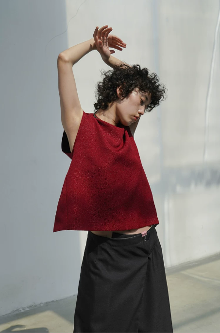 Cinnabar Open-Back Top