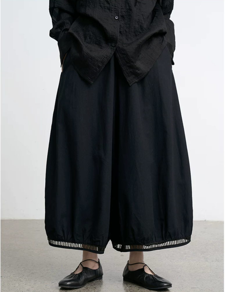 Shadow Lattice Culottes