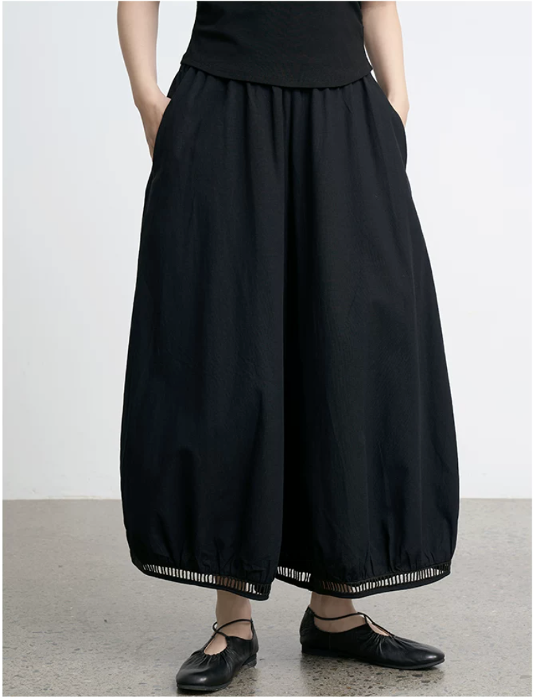 Shadow Lattice Culottes