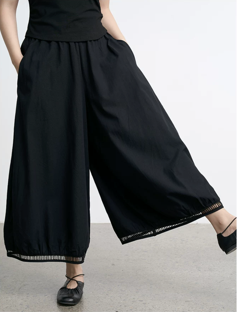 Shadow Lattice Culottes