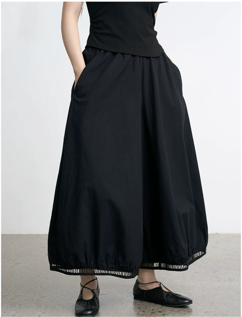 Shadow Lattice Culottes