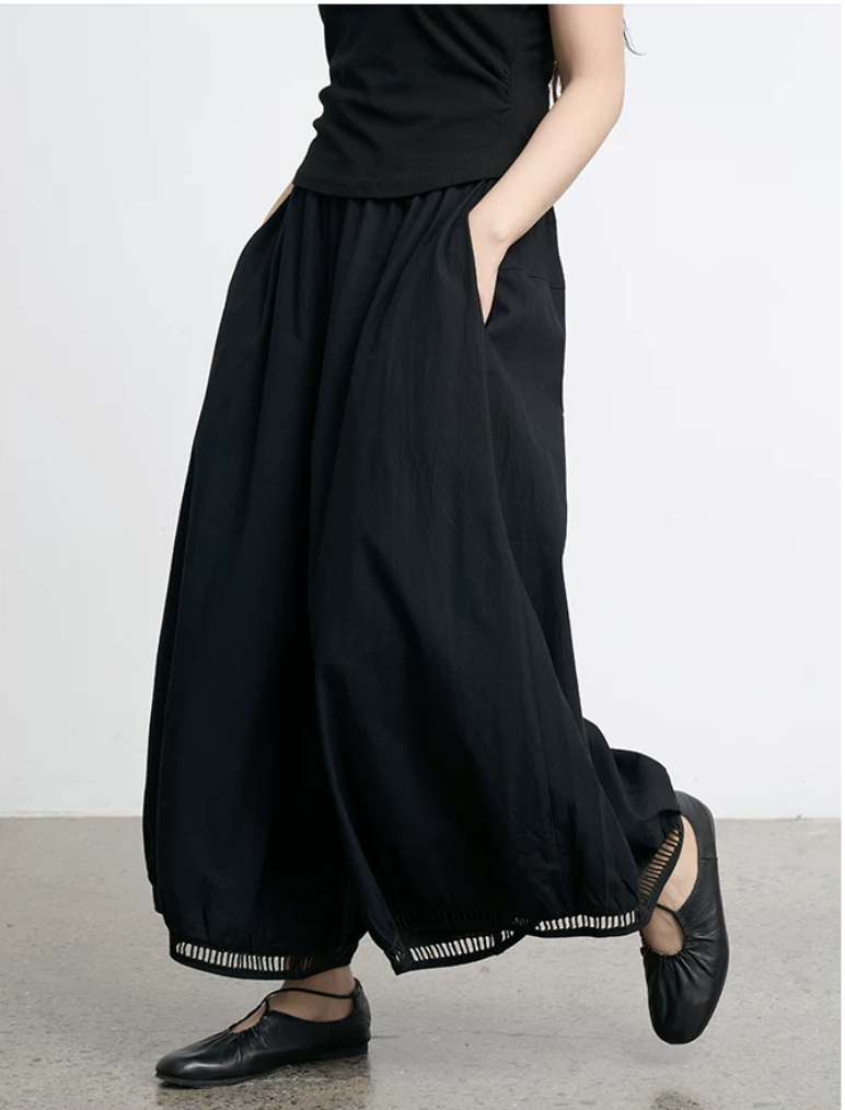 Shadow Lattice Culottes