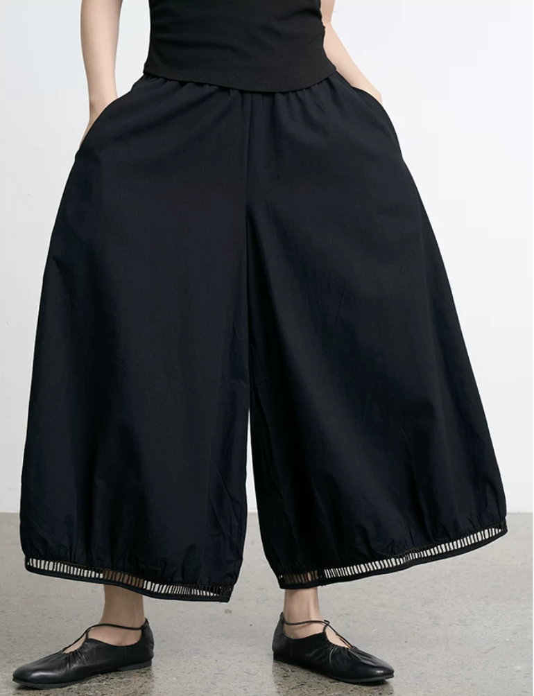 Shadow Lattice Culottes