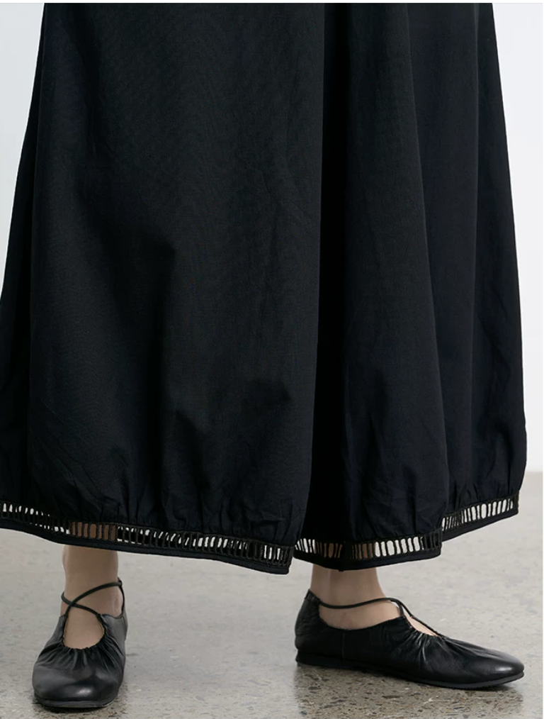 Shadow Lattice Culottes