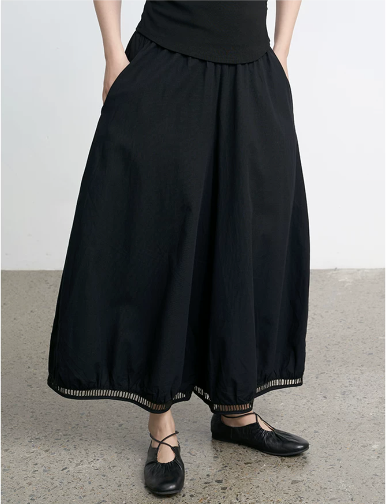 Shadow Lattice Culottes