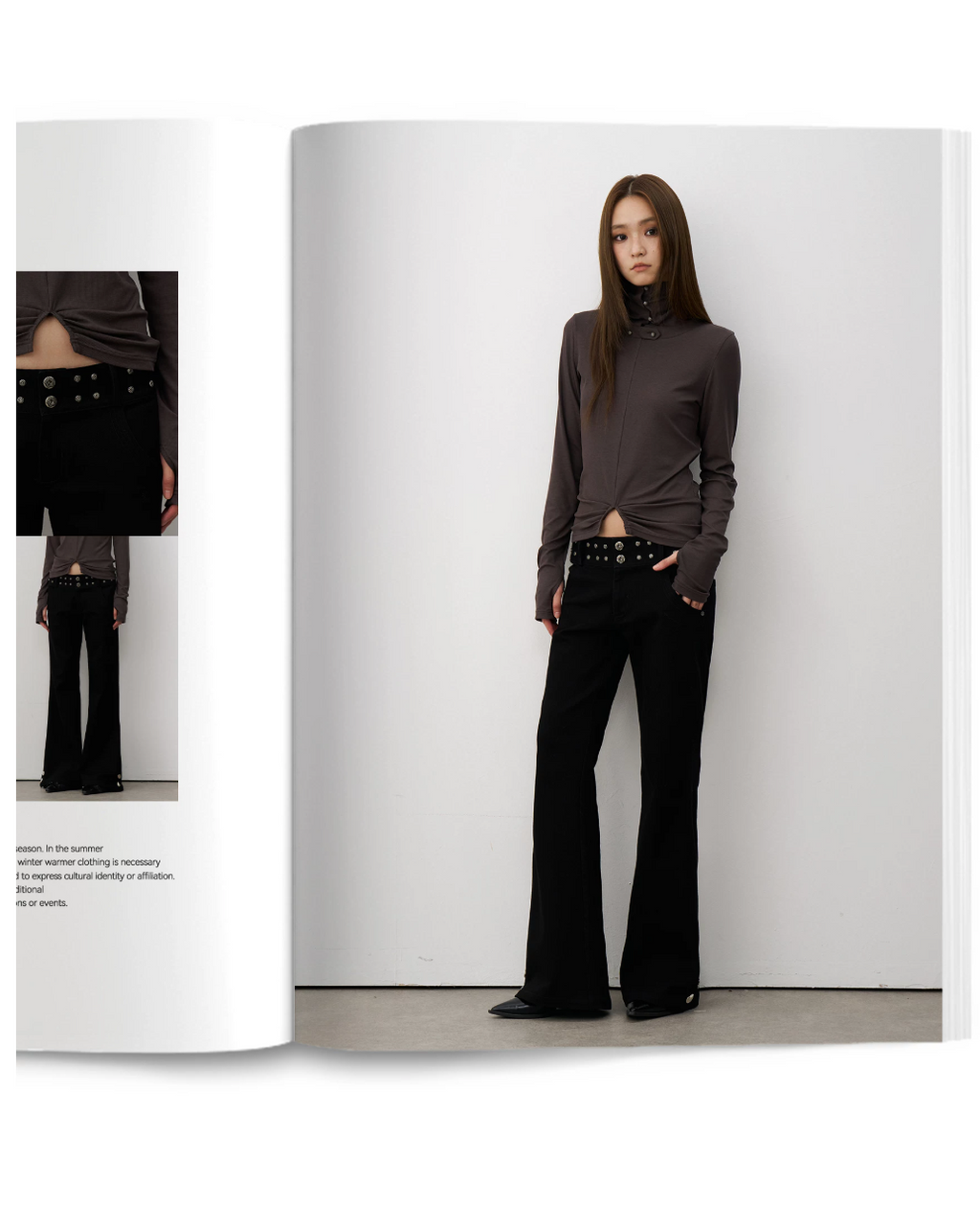 Nocturne Stud Flare Trousers