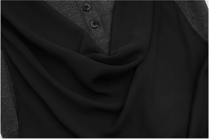 Cascade Drape Layered Tank